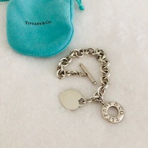 Tiffany & Co Sterling Silver ❤️Toggle Bracelet